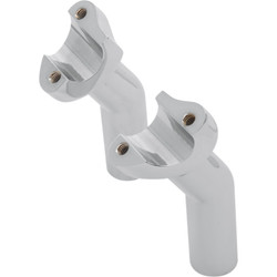 Drag Specialties 4.5" Forged Aluminum Pullback Handlebar Risers - Chrome
