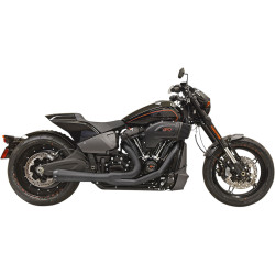 Bassani Road Rage Exhaust for 2018-2022 Harley Softail FXBR/FLFB/FXDR - Black