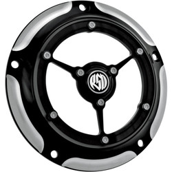 Roland Sands Clarity Derby Cover for 1999-2018 Harley Big Twin - Contrast Cut