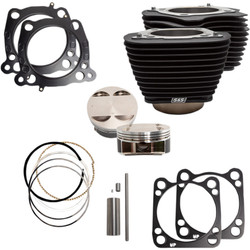 S&S 124" Big Bore Kit for 107" M8 Engines - All Black