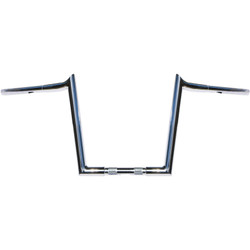 Wild 1 Chubby 1-1/4" Hooked Handlebars 12" - Chrome