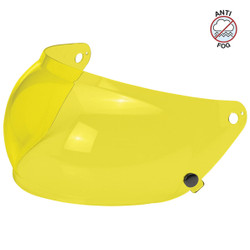 Biltwell Gringo S Antifog Bubble Shield - Yellow