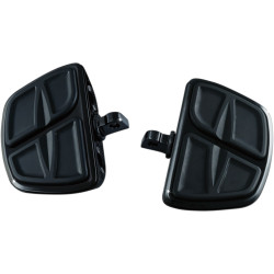 Kuryakyn Kinetic Mini Boards Foot Pegs for Harley - Gloss Black