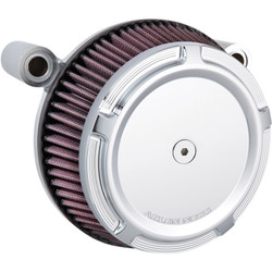 Arlen Ness Beveled Big Sucker Air Cleaner Kit for 2017-2023 Harley M8 - Chrome