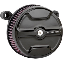 Arlen Ness Knuckle Big Sucker Air Cleaner Kit for 1999-2017 Harley Twin Cam Cable Throttle - Black