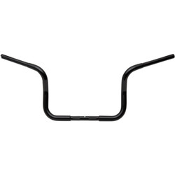 Fat Baggers 1-1/4" EZ Install Round Top 10" Handlebars for 1986-2019 Harley Touring - Black