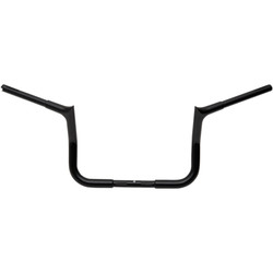 Fat Baggers 1-1/4" EZ Install Pointed Top 10" Handlebars for 1986-2019 Harley Touring - Black