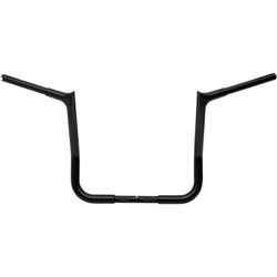 Fat Baggers 1-1/4" EZ Install Pointed Top 14" Handlebars for 1986-2019 Harley Touring - Black