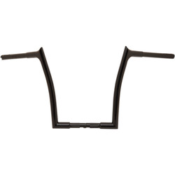 Fat Baggers 1-1/4" EZ Install Pointed Top 14" Handlebars for Harley - Black