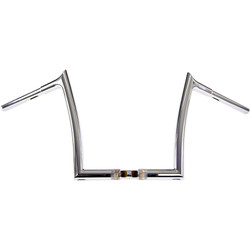 Fat Baggers 1-1/4" EZ Install Pointed Top 10" Handlebars for 2015-2019 Harley Road Glide - Chrome
