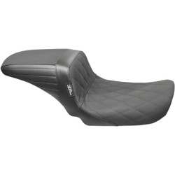 LePera Kickflip Daddy Long Legs Seat for 2006-2017 Harley Dyna - Diamond Gripp Tape