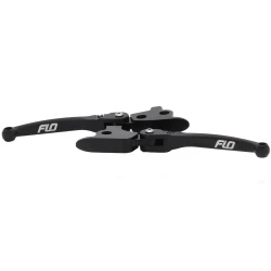 Flo Motorsports MX Style Adjustable Hand Levers for 2014-2016 Harley Touring - Black