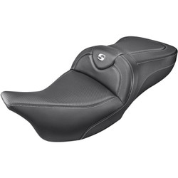 Saddlemen Road Sofa Seat for 2008-2023 Harley Touring - Carbon Fiber