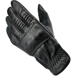 Biltwell Borrego CE Leather Gloves - Black/Black