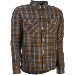 Highway 21 Marksman Flannel Shirt - Brown/Tan