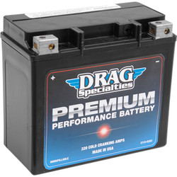 Drag Specialties Premium Performance Battery for Harley - Repl. OEM #65991-82B