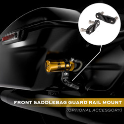 Kraus Remote Reservoir Mounts for Harley Touring