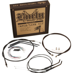 Burly T-Bar Cable and Brake Line Kit for 2004-2006 Harley Sportster