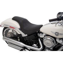 Drag Specialties Predator Seat for 2018-2024 Harley Fat Boy - Smooth Vinyl