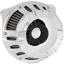 Arlen Ness Deep Cut Inverted Air Cleaner for 2017-2023 Harley M8 - Chrome