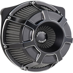 Arlen Ness Bevelled Inverted Air Cleaner for 2017-2022 Harley M8 - Black