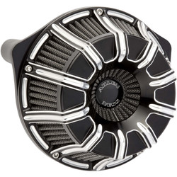 Arlen Ness 10-Gauge Inverted Air Cleaner for Harley Twin Cam Electronic Throttle - Black