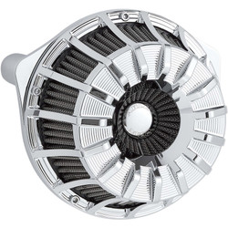 Arlen Ness 15-Spoke Inverted Air Cleaner for Harley Twin Cam Electronic Throttle - Chrome