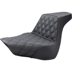 Saddlemen Front LS Step-Up Seat for 2018-2024 Harley Softail Fat Boy - Black