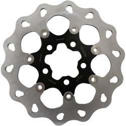 GBrakes 11.8" Wave Rear Brake Rotor for 2008-2020 Harley Sportster* - Black