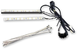 Custom Dynamics LED Lights for Fairing Vent Trim on 2014-2023 Harley Touring - White DRL