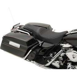 Drag Specialties Caballero Seat for 1997-2007 Harley FLHR FLHX – Black Diamond