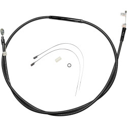 Magnum Black Pearl 70-11/16" High Efficiency Clutch Cable for Harley - 422816