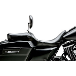 LePera Maverick Seat w/ Backrest for 2008-2023 Harley Touring - Smooth