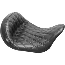 LePera Monterey Sport Solo Seat for 2008-2023 Harley Touring - Double Diamond