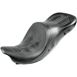 Danny Gray Airhawk Longhaul 2-Up XL Seat for 2008-2020 Harley Touring - Drag Stitch