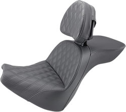 Saddlemen Explorer LS Touring Seat w/ Backrest for 2018-2024 Harley Softail - Breakout