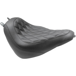 Mustang Wide Tripper Solo Seat for 2018-2024 Harley FLDE/FLHC - Diamond