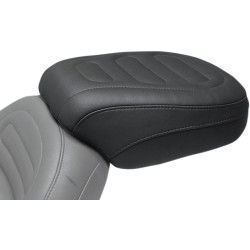 Mustang Max Profile Rear Touring Seat for 2018-2024 Harley Fat Bob - Trapezoid Stitch