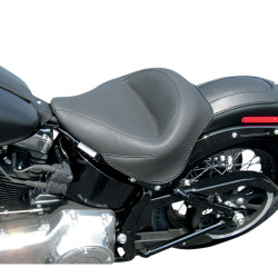 Mustang Wide Solo Seat for 2011-2017 Harley Softail FXS/FLS - Vintage