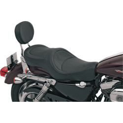 Drag Specialties Low-Profile Wide Touring Seat for 2004-2022 Harley Sportster - Mild Stitch