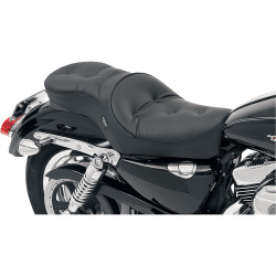 Drag Specialties Low-Profile Touring Seat for 2004-2020 Harley Sportster - Pillow Style