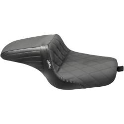 LePera Kickflip Seat for 2010-2020 Harley Sportster - Diamond w/ Grip Tap