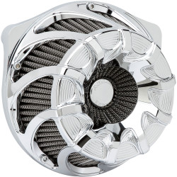 Arlen Ness Drift Inverted Air Cleaner for 1991-2022 Harley Sportster - Chrome
