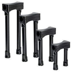 Biltwell OS Murdock Straight Risers - Black