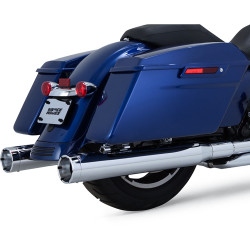 Vance & Hines Monster Slip-On Mufflers for 2017-2022 Harley Touring - Chrome