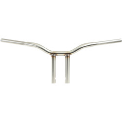 LA Choppers 1-1/4" Straight Kage Fighter 10" T-Bar Handlebars - Stainless Steel