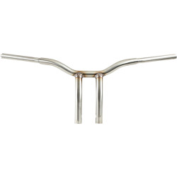 LA Choppers 1-1/4" Pullback Kage Fighter 10" T-Bar Handlebars - Stainless Steel