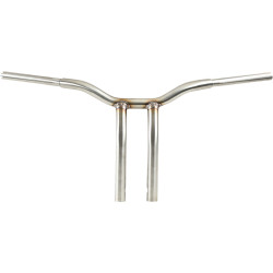 LA Choppers 1-1/4" Pullback Kage Fighter 14" T-Bar Handlebars - Stainless Steel