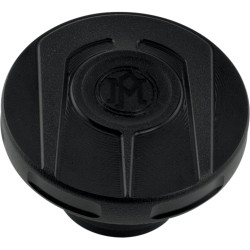 Performance Machine Scallop Gas Cap for 1996-2020 Harley Models - Black Ops