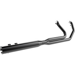 Khrome Werks 2-1 Exhaust with Two-Step Header Billet Tip for 2009-2016 Harley Touring - Black